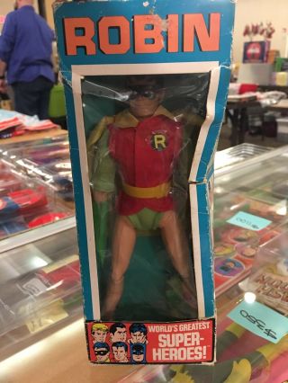 Vintage Mego Robin Batman Action Figure 8 " Hero Boy Wonder