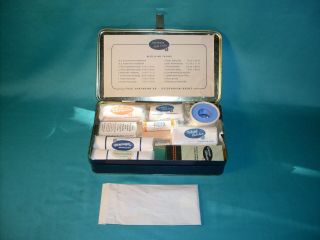 First Aid Box Set Vintage Vw Bug Split Oval Porsche 356 911 Mercedes Sl Bmw