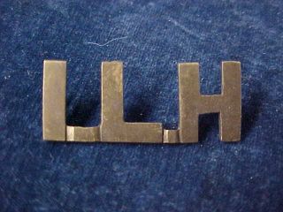 Orig Ww2 Metal Shoulder Title " Ilh " South Africa Imperial Light Horse