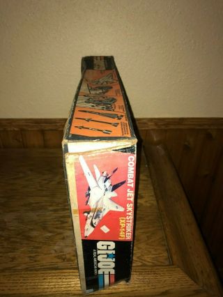EMPTY BOX ONLY TO VINTAGE HASBRO G.  I.  Joe 1983 SKYSTRIKER XP 14 COMBAT JET 2