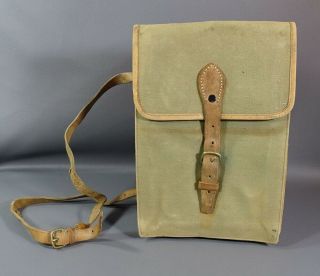 1941 Wwii German Army Wehrmacht Officers Military Dispatch Map Case Shoulder Bag