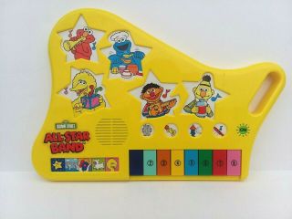 Sesame Street All Star Band 1991 Vintage Keyboard Kids Music Golden Toys