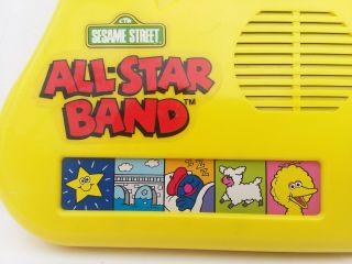 Sesame Street All Star Band 1991 Vintage Keyboard Kids Music Golden Toys 2