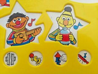 Sesame Street All Star Band 1991 Vintage Keyboard Kids Music Golden Toys 4