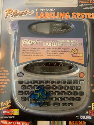 Brother P - Touch PT - 1750 Label Thermal Printer NIB c.  2001 Vintage  2