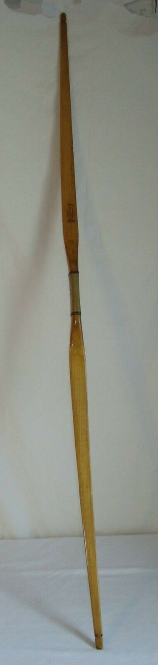 Vintage Hickory 54 " Longbow Rollins Wilson Co.  Wooden Bow