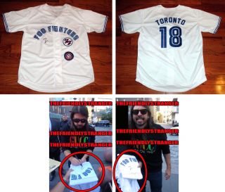 Rare Dave Grohl Signed " Foo Fighters " Toronto 2018 Jersey - Exact Proof -