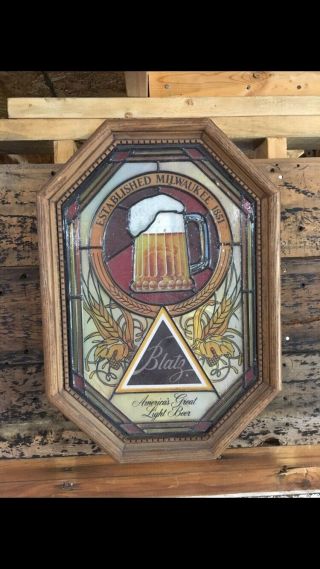 Vintage Blatz Bubbling Beer Sign