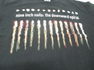 Vintage 1994 Nine Inch Nails The Downward Spiral Album T Shirt Tagged Lee XL 3