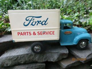 Vintage 1950 ' s Tonka Ford Parts & Service truck SWEET 6