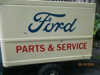 Vintage 1950 ' s Tonka Ford Parts & Service truck SWEET 7