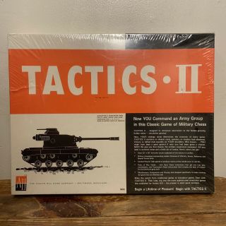 Tactics Ii 2 Army Group War Board Game 1961 Avalon Hill Vintage Factory