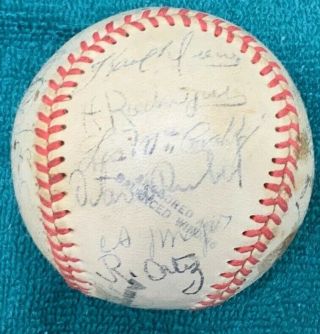 Cuban League Vintage Hand Signed Baseball 26 Autographs Rare Autos 4