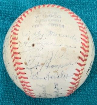 Cuban League Vintage Hand Signed Baseball 26 Autographs Rare Autos 5