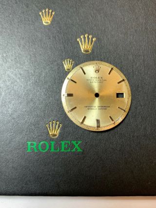 Rolex Mens Datejust 36mm Pie Pan Silver Stick Dial Jubilee Oyster Ref:1603