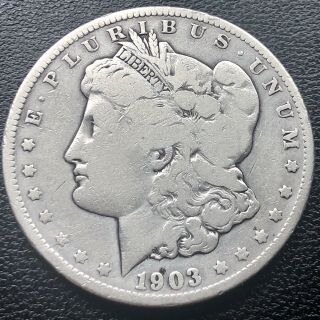 1903 O Morgan Dollar Orleans Very Rare Key Date Silver $1 Circulated 19028