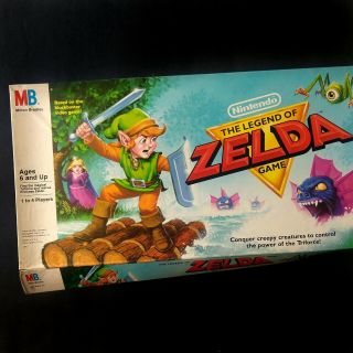 Vtg 1988 The Legend Of Zelda Milton Bradley Board Game 80 