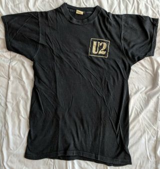 Rare Vintage U2 " October " Promo T - Shirt From 1981 - Medium