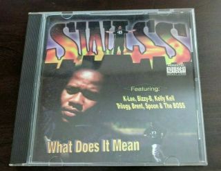 Swiss - What Does It Mean Bay Area Rap Cd Rare Oop (1996)