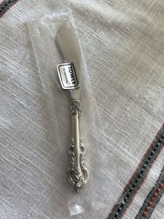 EL GRANDEE TOWLE STERLING SILVER MASTER BUTTER KNIFE 7 1/8  
