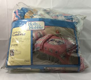 Vintage Holly Hobby Coordinating Comforter Blanket Quilt Fortrel Twin Bedding