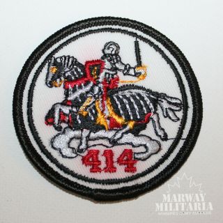 Caf Rcaf Airforce 414 Squadron Jacket Crest / Patch (17891)