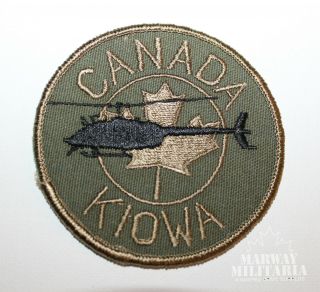 Caf Rcaf Airforce Canada Kiowa (helicopter) Jacket Crest / Patch (17859)