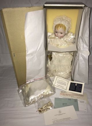 Franklin Heirloom House Of Faberge Christening Doll 1989