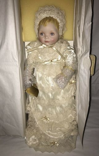 Franklin Heirloom House of Faberge Christening Doll 1989 5