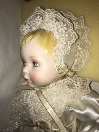 Franklin Heirloom House of Faberge Christening Doll 1989 6