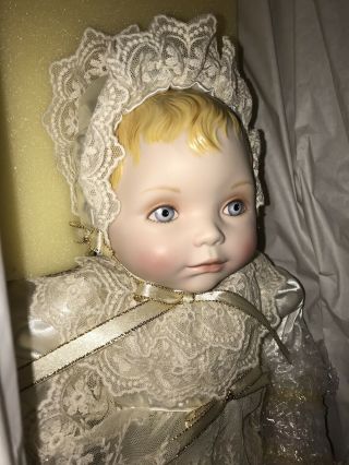 Franklin Heirloom House of Faberge Christening Doll 1989 7