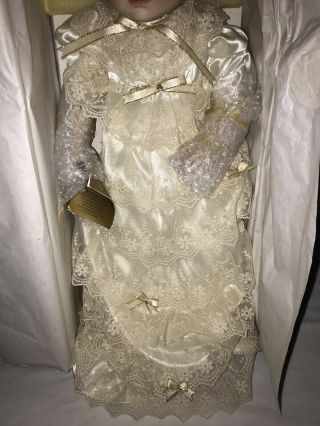 Franklin Heirloom House of Faberge Christening Doll 1989 8