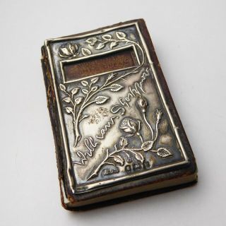 Antique Sterling Silver Miniature Book Shakespeare Midsummer Night’s Dream