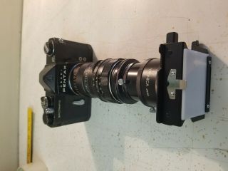 Vintage Asahi Pentax Spotmatic Sp Camera W/ Yashica.  / Apps Auto Teleplus Lense
