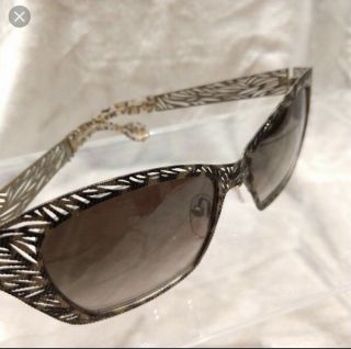 Jean Lafont “Lome” Cat Eye Sunglasses - Black And Gold Leopard - Vintage Look 5