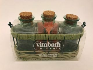 Vintage Vitabath Bath Salts Naturals Mini Salt Treasures
