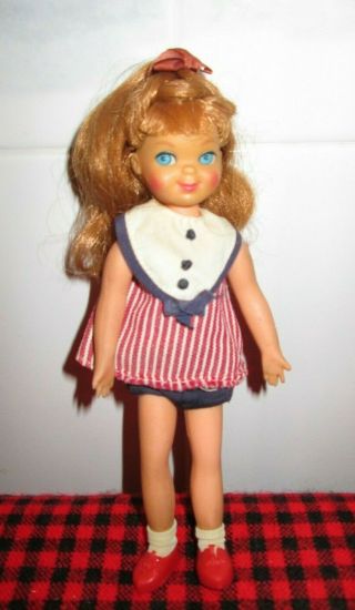 1966 Rare Barbie Vtg " Tutti Doll " Sundae Treat 3556 Doll,  Outfit Complete,