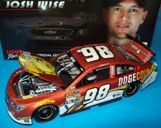 Josh Wise 2014 Dogecoin 98 Vintage Finish Signed Autograph 1/24 Rare 1 Of 36