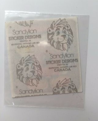 Vintage Sandylion Matte Scratch and Sniff Stinky Stickers - GUMBALLS 2