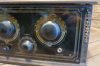 Vintage RARE A - C DAYTON RADIO Dated Pat Pend Dec 30,  1924 3