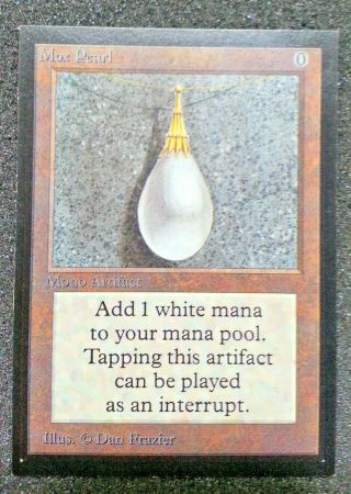 Mox Pearl Collectors Edition Nm - M Artifact Rare Magic Mtg Card