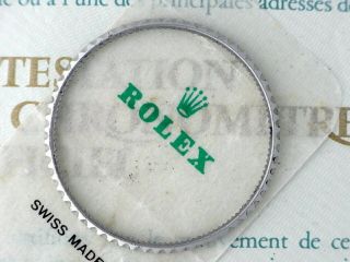 Rolex 16800 Bezel Ring Steel Vintage Submariner 1980 Insert Nos