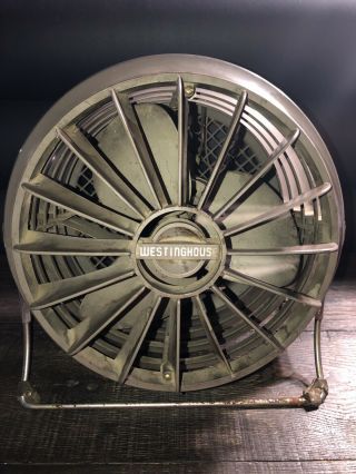 Vintage Westinghouse Two 2 Speed Fan Mid Century R - 1500 Table Top Floor Powerful