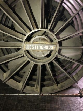 Vintage Westinghouse Two 2 Speed Fan Mid Century R - 1500 Table Top Floor Powerful 6
