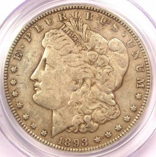 1893 - O Morgan Silver Dollar $1 - Pcgs Vf30 - Rare Key Date - Certified Coin