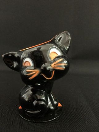 Vintage Rosbro Cat Hard Plastic Candy Container
