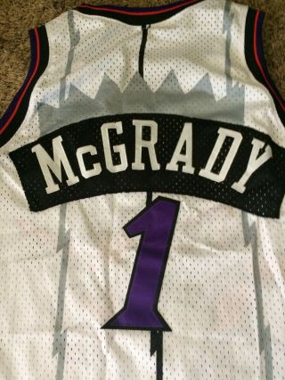 NBA Pro Cut Champion Toronto Raptors Tracy McGrady Authentic Jersey 52 VTG 90s 5