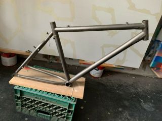 Rare Bontrager Ti - Lite Mountain Bike Frame 17 " Usa Made