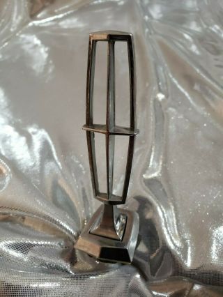 Oem Vintage 1977 - 1983 Lincoln Mark Chrome Hood Ornament With Nut (show Quality