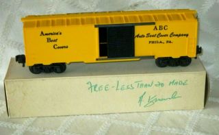 Vintage Rare - Kris Model Trains Kmt - Abc Seat Cover Box Car W Box - 1973 -